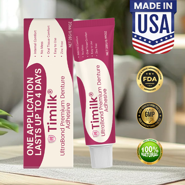 Timilk® UltraBond Premium Denture Adhesive🔥