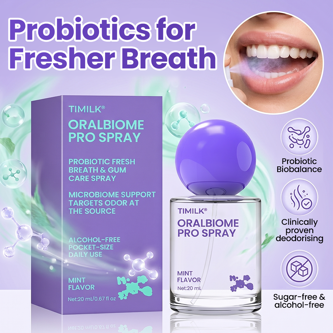 ✨ FRESH-BREATH UPGRADE FOR DAILY USE ✨ Biancat® OralBiome Pro Spray Microbiome Probiotic Spray for Fresh Breath, Gum Comfort & Oral Balance