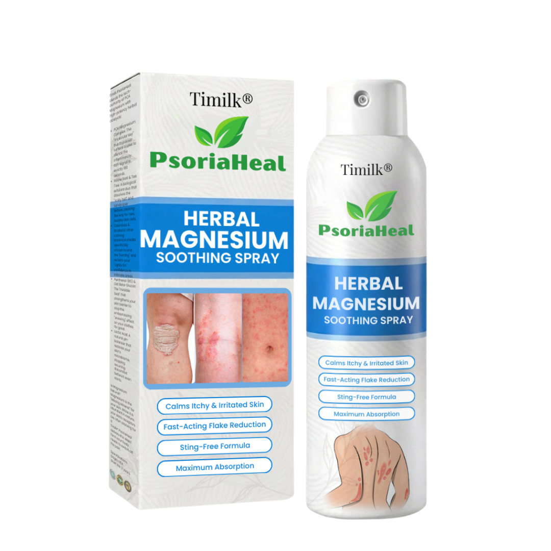 Timilk® PsoriaHeal Herbal Magnesium Soothing Spray⭐