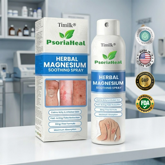 Timilk® PsoriaHeal Herbal Magnesium Soothing Spray⭐