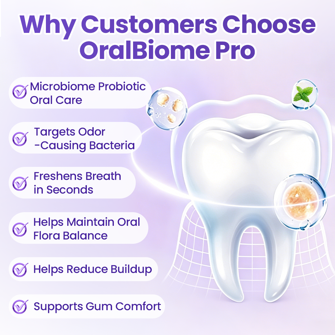 ✨ FRESH-BREATH UPGRADE FOR DAILY USE ✨ Biancat® OralBiome Pro Spray Microbiome Probiotic Spray for Fresh Breath, Gum Comfort & Oral Balance